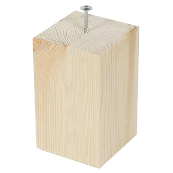 Duraline Meubelpoot Vierkant Vuren Ongelakt 90x90 Mm 15 Cm 1 Duraline Meubelpoot Vierkant Vuren Ongelakt 90x90 Mm 15 Cm