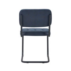 GAMMA Eetkamerstoel Tom PU-leer Blauw -InterieurKunst Verkoopwinkel 123 4615