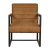 GAMMA Fauteuil James Pu Leer Cognac