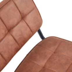 GAMMA Eetkamerstoel Tom PU-leer Cognac -InterieurKunst Verkoopwinkel 123 4644