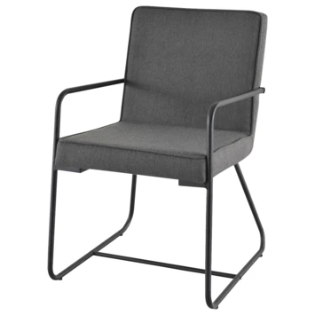 GAMMA Eetkamerstoel Peter Gestoffeerd Grijs 2 GAMMA Eetkamerstoel Peter Gestoffeerd Grijs - Afbeelding 2