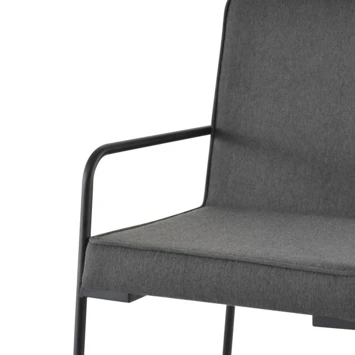 GAMMA Eetkamerstoel Peter Gestoffeerd Grijs 5 GAMMA Eetkamerstoel Peter Gestoffeerd Grijs - Afbeelding 5