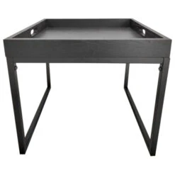 GAMMA Bijzettafel Imesh Hout Metaal Zwart