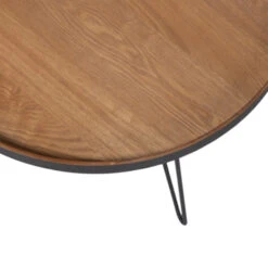 WOOOD Bijzettafel Zilver Hout Naturel -InterieurKunst Verkoopwinkel 123 4726