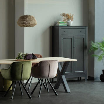 WOOOD Tablo Eiken Blad 180x90 Met ALKMAAR-poot 2 WOOOD Tablo Eiken Blad 180x90 Met ALKMAAR-poot - Afbeelding 2