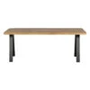 WOOOD Tablo Eettafel Mangohout Naturel Met Utrecht Poot 200 X 90 Cm