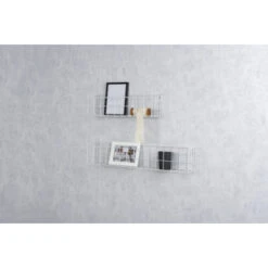 Stalen Draadbak Wit 40x10x12cm -InterieurKunst Verkoopwinkel 123 4750