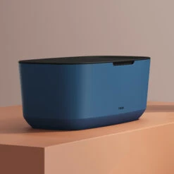 Tiger Opbergbox TESS Met Deksel Blauw/zwart -InterieurKunst Verkoopwinkel 123 4806