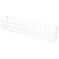 Stalen Draadbak Wit 60x10x12cm