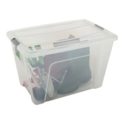 IRIS Opbergbox Click 60L Met Deksel -InterieurKunst Verkoopwinkel 123 4856