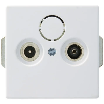 Busch-Jaeger Future Linear Stopcontact Universeel Mat Wit 1 Busch-Jaeger Future Linear Stopcontact Universeel Mat Wit