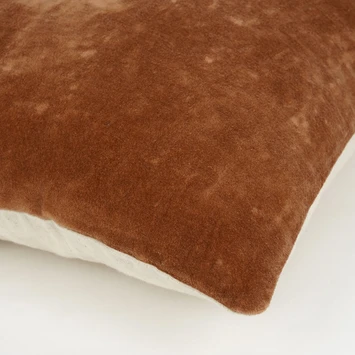 Kussen Velvet Roest L45xb45xh10 Cm 2 Kussen Velvet Roest L45xb45xh10 Cm - Afbeelding 2
