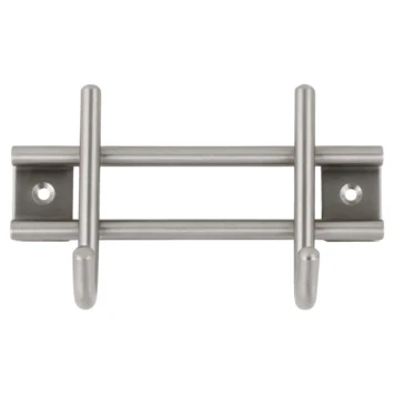 Kapstok Ian 2 Haaks Rvs 140mm 4 Kapstok Ian 2 Haaks Rvs 140mm - Afbeelding 4