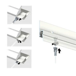 Artiteq Deco Rail Schilderij Ophangsysteem 4 Meter Wit -InterieurKunst Verkoopwinkel 123 4948