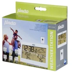 Alecto WS-2300WT Weerstation Met Draadloze Buitensensor, Wit -InterieurKunst Verkoopwinkel 123 495