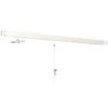 Artiteq Click Rail Schilderij Ophangsysteem Compleet 2 Meter Wit Crème RAL 9010
