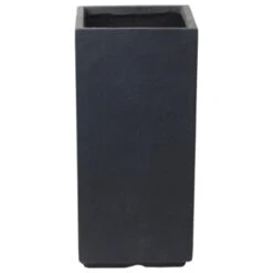Pot Fiberclay Antraciet 27x27x55 Cm