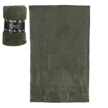 Maxime Fleece Plaid Groen L180xb130 Cm 1 Maxime Fleece Plaid Groen L180xb130 Cm