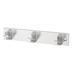 Kapstok Kristel 3 Haaks Aluminium 210mm -InterieurKunst Verkoopwinkel 123 5028