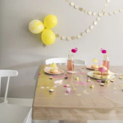 Transparant Tafelzeil Glitter 140x220 Cm -InterieurKunst Verkoopwinkel 123 5036