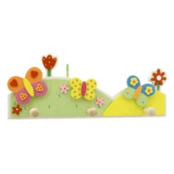 Kapstok Vlinder 3 Haaks Gekleurd 285mm