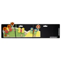 Kapstok Vlinder 3 Haaks Gekleurd 285mm -InterieurKunst Verkoopwinkel 123 5061