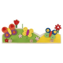 Kapstok Vlinder 3 Haaks Gekleurd 285mm -InterieurKunst Verkoopwinkel 123 5062