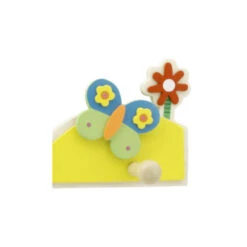 Kapstok Vlinder 3 Haaks Gekleurd 285mm -InterieurKunst Verkoopwinkel 123 5063