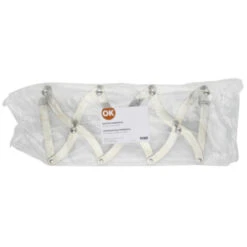 Kapstok Harmonica 7 Haaks Chroom 210mm -InterieurKunst Verkoopwinkel 123 5073