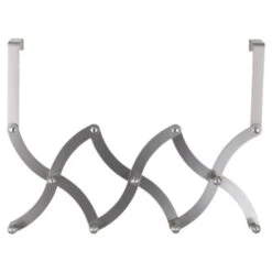 Kapstok Harmonica 7 Haaks Chroom 210mm -InterieurKunst Verkoopwinkel 123 5074