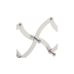 Kapstok Harmonica 7 Haaks Chroom 210mm -InterieurKunst Verkoopwinkel 123 5075