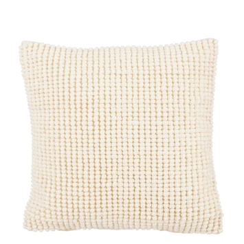 Kussen Beige - L45xb45xh10cm 1 Kussen Beige - L45xb45xh10cm