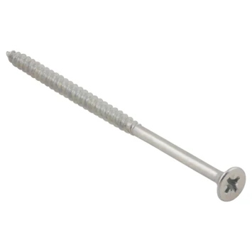 Universeelschroef Platkop Verzinkt 5.0x100 Mm 200 Stuks 1 Universeelschroef Platkop Verzinkt 5.0x100 Mm 200 Stuks