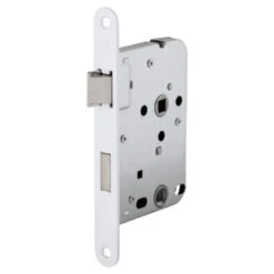 ATZ Insteekslot Badkamerslot/wc-slot Met Witte Voorplaat Doorn 50mm -InterieurKunst Verkoopwinkel 123 5188