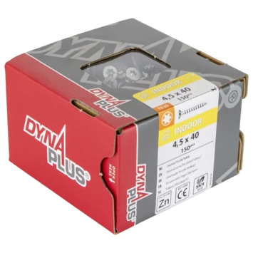 Dynaplus Schroef Universeel Platkop Verzinkt TX-25 4.5x40 150 Stuks 3 Dynaplus Schroef Universeel Platkop Verzinkt TX-25 4.5x40 150 Stuks - Afbeelding 3