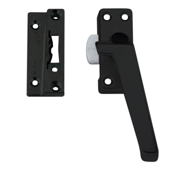 AXA Raamsluiting Met Drukknop Rechts Zwart 1 AXA Raamsluiting Met Drukknop Rechts Zwart