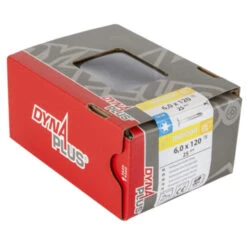 Dynaplus Houtbouwschroef Tellerkop Verzinkt TX-30 6.0x120 25 Stuks -InterieurKunst Verkoopwinkel 123 5393