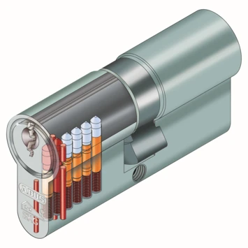 Abus Deurcilinder E60NP High Security 30/35 Mm 2 Abus Deurcilinder E60NP High Security 30/35 Mm - Afbeelding 2