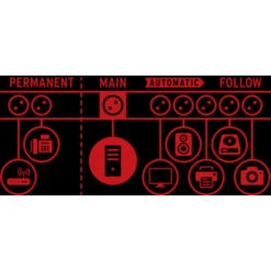 Brennenstuhl Stekkerdoos 8-voudig 3 Meter Secure-Tec -InterieurKunst Verkoopwinkel 123 546