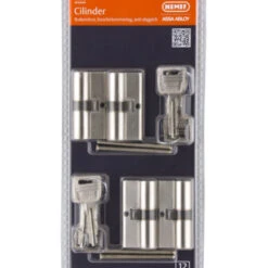 Nemef Veiligheidscilinder NF2 30/30 Mm SKG 2-sterren Gelijksluitend 4 Stuks -InterieurKunst Verkoopwinkel 123 5468