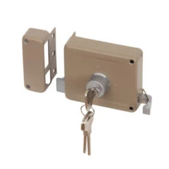 Yale Oplegslot Met Buitencilinder Vast Grijs Gelakt 635-50mm -InterieurKunst Verkoopwinkel 123 5485