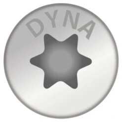 Dynaplus Schroef Universeel Platkop Verzinkt TX-25 5.0x50 150 Stuks -InterieurKunst Verkoopwinkel 123 5550