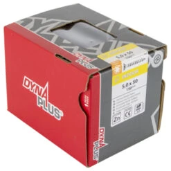 Dynaplus Schroef Universeel Platkop Verzinkt TX-25 5.0x50 150 Stuks -InterieurKunst Verkoopwinkel 123 5551