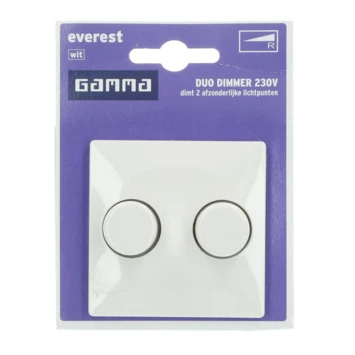 GAMMA Everest Duodimmer Wit 3 GAMMA Everest Duodimmer Wit - Afbeelding 3