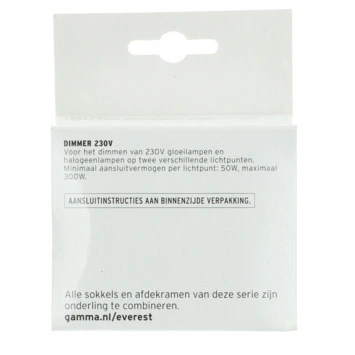 GAMMA Everest Duodimmer Wit 4 GAMMA Everest Duodimmer Wit - Afbeelding 4