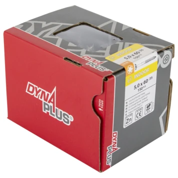 Dynaplus Schroef Universeel Platkop Verzinkt TX-25 5.0x60 150 Stuks 3 Dynaplus Schroef Universeel Platkop Verzinkt TX-25 5.0x60 150 Stuks - Afbeelding 3