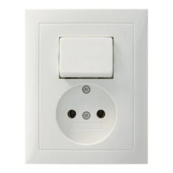 Berker S.1 Stopcontact Met Wisselschakelaar Wit
