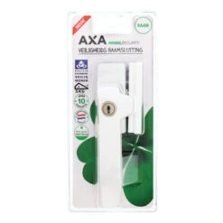 AXA Raamsluiting Design Met Slot SKG 1-ster Links Wit -InterieurKunst Verkoopwinkel 123 5721