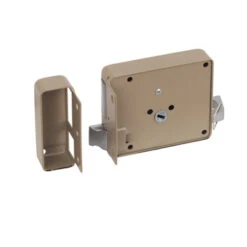 Yale Oplegslot Met Buitencilinder Los Grijs Gelakt 614-50mm -InterieurKunst Verkoopwinkel 123 5725