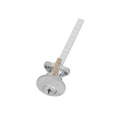 Yale Oplegslot Met Buitencilinder Los Grijs Gelakt 614-50mm -InterieurKunst Verkoopwinkel 123 5729